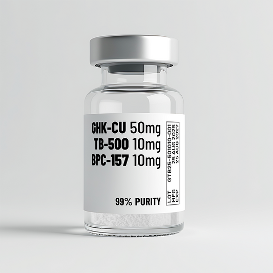 GLOW - GHK-Cu/BPC157/TB500 50/10/10mg (CR)